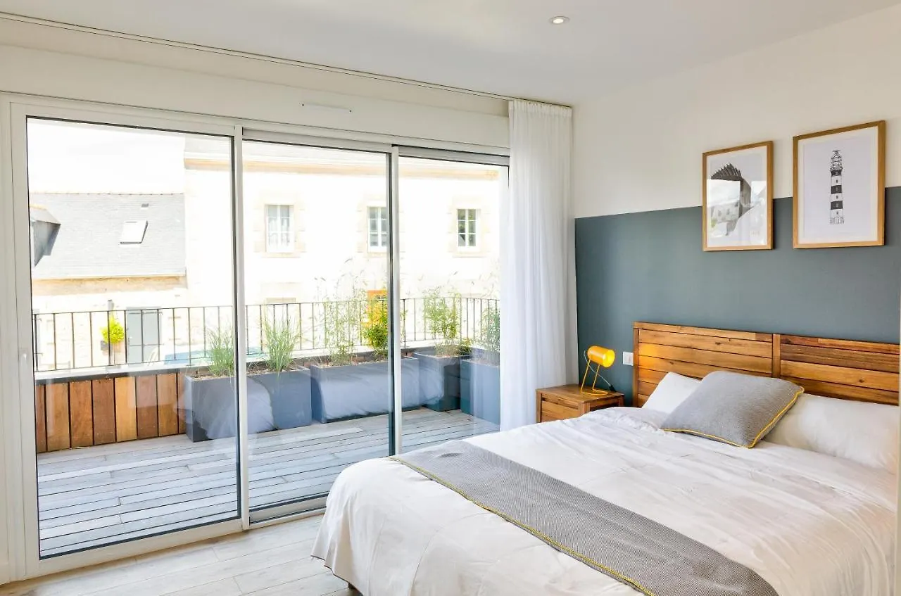 Residence Du Phare - 4 Appartements - 2 Chambres - Vue Mer Ou Terrasse Combrit 0*,